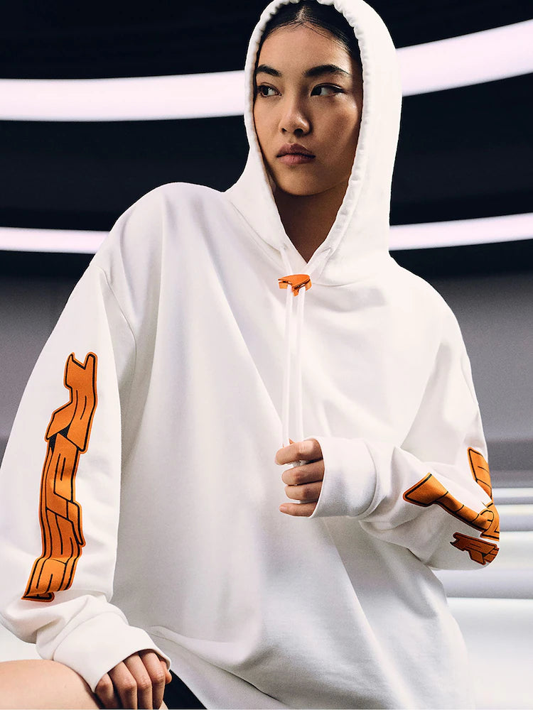 Reiss Zak McLaren F1 Team Oversize Toggle Hoodie Unisex Fit
