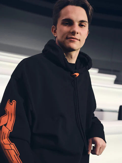 Reiss Zak McLaren F1 Team Oversize Toggle Hoodie Unisex Fit