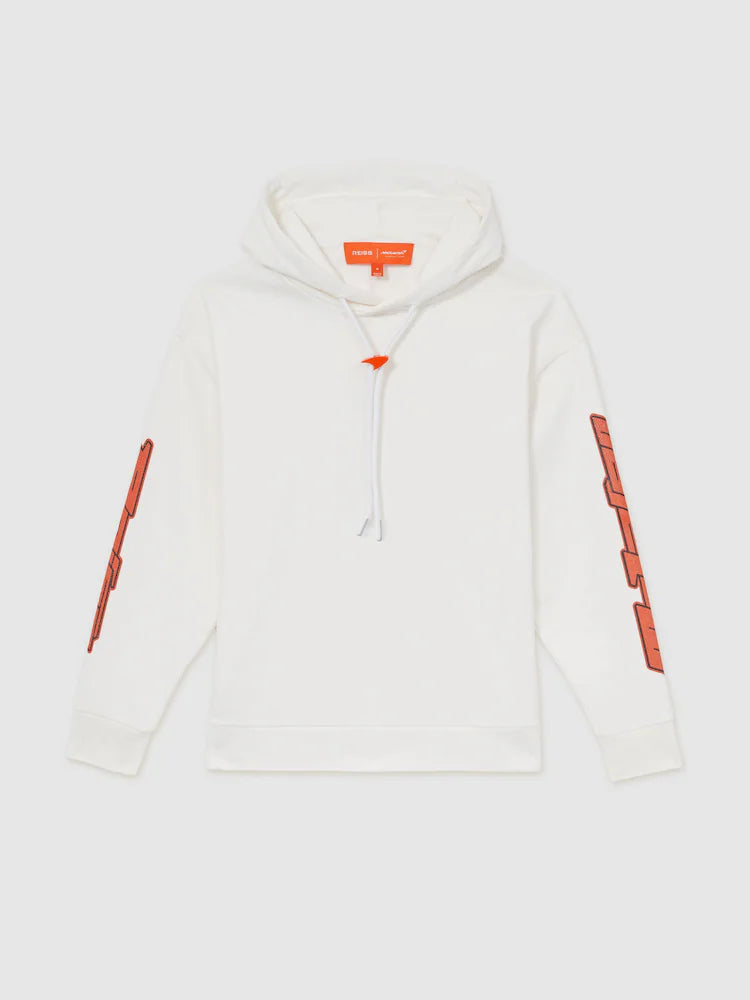 Reiss Zak McLaren F1 Team Oversize Toggle Hoodie Unisex Fit