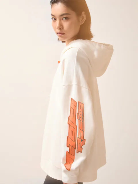 Reiss Zak McLaren F1 Team Oversize Toggle Hoodie Unisex Fit