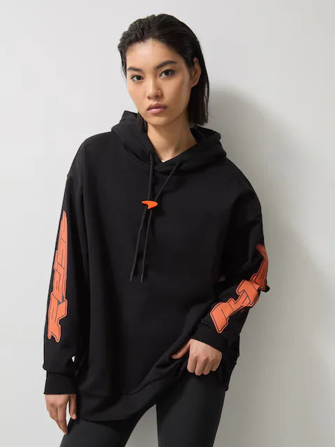 Reiss Zak McLaren F1 Team Oversize Toggle Hoodie Unisex Fit