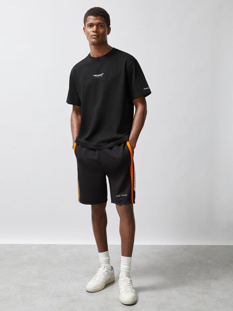 Reiss Black Dna McLaren F1 Team Lando-Print T-Shirt Unisex Fit