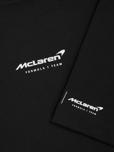 Reiss Black Dna McLaren F1 Team Lando-Print T-Shirt Unisex Fit